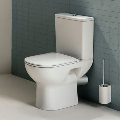 LAUFEN LUA pedestal WC for combination, rimless, horizontal outlet H8240860000001