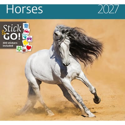 Kalender 2027 Helma 365 30x30cm paarden