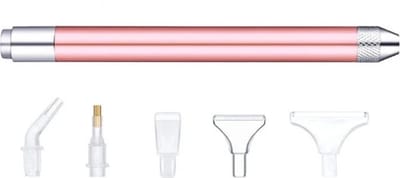 Scoby - Diamond Painting Pen - Met Verlichting - 5 Opzetstukken - Diamond Painting Accessoire - Roze