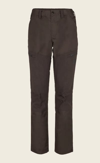 Härkila Fjell Damesbroek Outdoorbroek Scandinavische broek Jachtbroek Bruin Maat -36