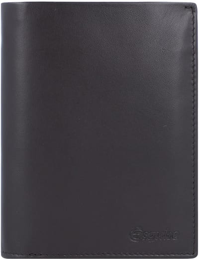 Esquire Leren Portemonnee New Silk Wallet High with Flap L Brown Bruine