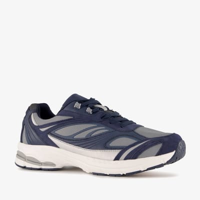 Blue Box heren sneakers donkerblauw - Maat 41 - Uitneembare zool