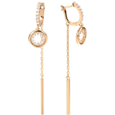 Trend Lange Kwastjes Hangende Oorbellen Voor Vrouwen Mode Roségoud Kleur Natuurlijke Zirkonia Fijne Dagelijkse Sieraden Kristal Cadeau beige