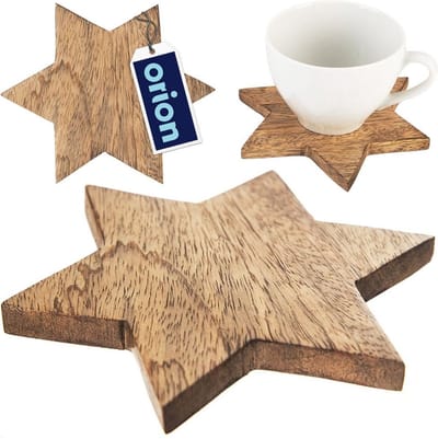 Onderzetter Houten 12,5 cm - voor Glazen