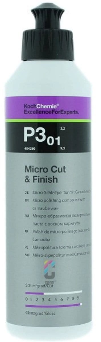 Koch Chemie Micro Cut & Finish P3.01 | Met Carnauba - 250 ml