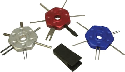 Draad Terminal Tool - Verwijderingsset - Onderhoud Voertuigen - Beschermt Hand - 3 Delig - Blauw