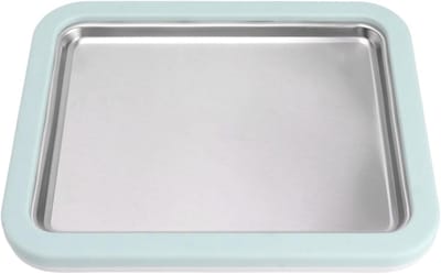 Rolled Ijsmachine - DIY Dessert Maker - Zelfgemaakte Desserts Maken - Handmatig Niet-elektrisch - 26x21x3.5cm - Zilver