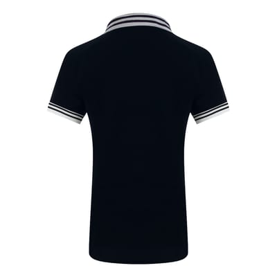 Love Moschino Marineblauwe Poloshirt Met Klein Hartje-logo