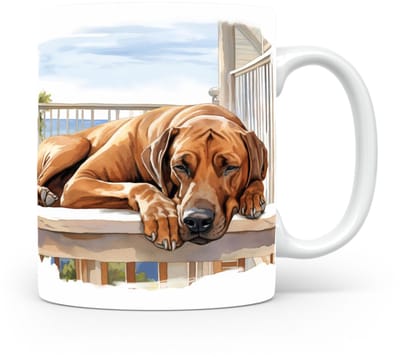 Mok Rhodesian ridgeback Beker voor koffie of tas voor thee, cadeau voor dierenliefhebbers, moeder, vader, collega, vriend, vriendin, kantoor, opa, oma, hond, kerst, sinterklaas, verjaardag