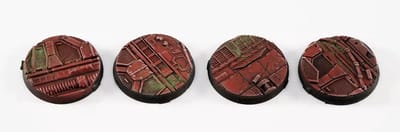 Infinity Nomad Crew Deck Bases Pre-Painted (4x 40mm Round)