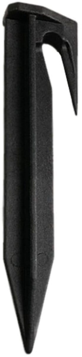 Dailygoods- Grondpen 200 Stuks - Kunststof - Lichtgewicht - Tuinbehoeften - Haringen - Veiligheidswaarschuwing - Tuinharing
