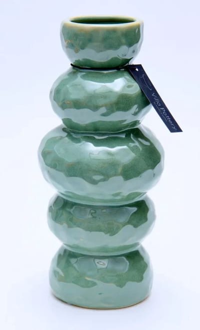 Vaas - Villa Pottery - Decoratie - Woondecoratie - Keramiek - Summer 5 - Green