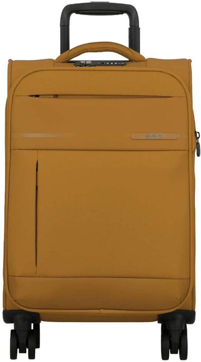 Jump Monthélys 4 wielen Cabinewagen 55 cm met uitbreidingsplooi - Zachte bagage - Combinatieslot - yellow
