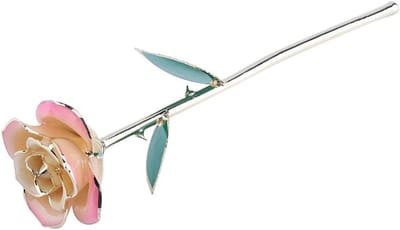 Gouden Roos - Eeuwige Bloem - Cadeau Geven - Gedipt in Goud - 30 cm - Goud