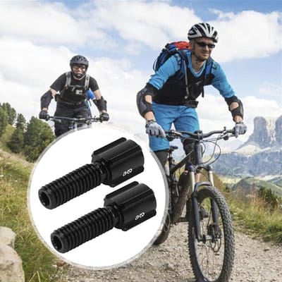 Kabelverstellers Fiets - Stelschroeven Rem - Fiets Kabel Stellen - Aluminium Legering - M6 Maat - Zwart