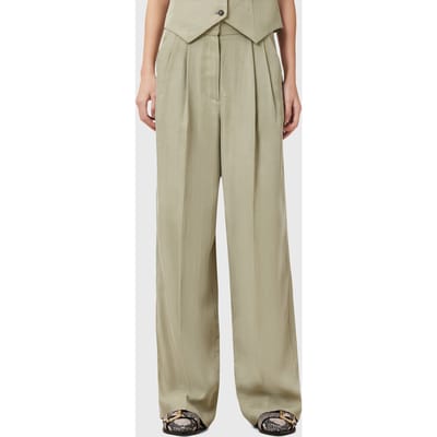 AllSaints Averie Ten Trouser Sage Green Taglia: 8 | Pantaloni Outlet | Donna | Verde