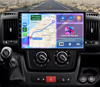 Autoradio 2/32GB met Carplay en Android auto | Geschikt voor Fiat Ducato, Peugeot Boxer, Citroen Jumper 2005-2021 | Radio scherm met Navigatie | 2005 2006 2007 2008 2009 2010 2011 2012 2013 2014 2015 2016 2017 2018 2019 2020 2021