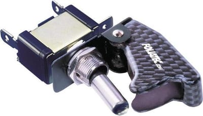 Foliatec Kill Switch On/Off schakelaar zonder LED - Cover Carbon Look - 1 stuk