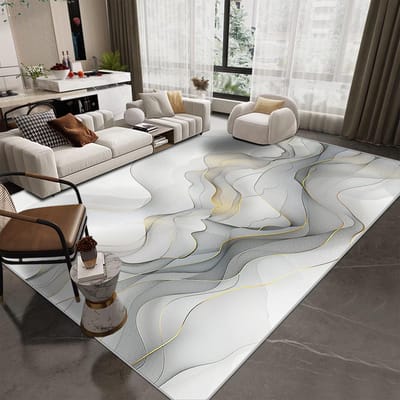 Modieus Luxe Marmer Tapijt voor Woonkamer Decoratie Huis Moderne Kleden voor Slaapkamer Antislip Wasbare Lounge Vloermatten 160*230cm