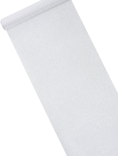 HOBI - Zilveren Glitter Tafelloper 28 cm x 5 m Metaal Effect