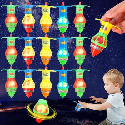 Verlichte Spinner Speelgoedset van 15 Stuks voor Verjaardagsfeesten, Kinderen, Party Favors en Uitnodigingen