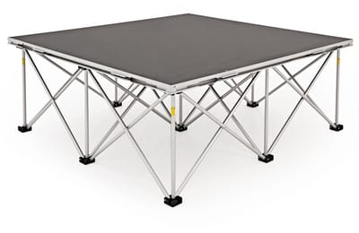 1 m x 1 m Draagbare Podiumset van Gear4music, 40 cm