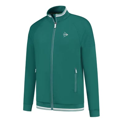 Dunlop Club Knitted Trainingsjack Heren-Donkergroen