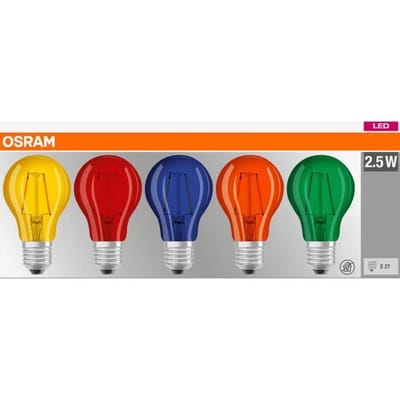 OSRAM HOMELIGHTING 4058075058460 LED-lamp Energielabel G (A - G) E27 Peer 2.50 W = 15 W Koudwit (Ø x h) 60 mm x 105 mm 1 stuk(s)