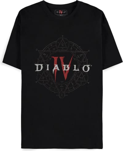 Diablo - Logo Heren T-shirt - M - Zwart