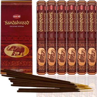 HEM Wierook - Sandalwood - Slof (6 pakjes/120 stokjes)