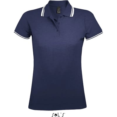 SOL'S Women´s Polo Shirt Pasadena L586 - French Navy/White - L