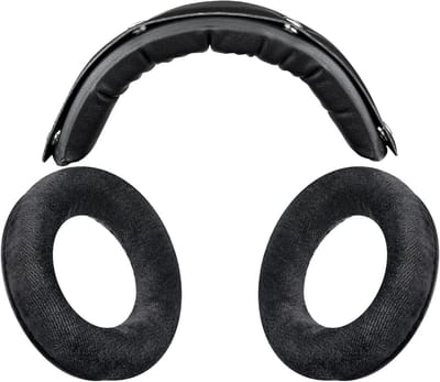 Vervangingsset voor Beyerdynamic DT 770/DT770 PRO koptelefoon met velours oorkussens en hoofdband van kunstleer, comfortabele geluidsisolatie en duurzame kwaliteit