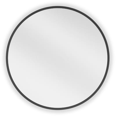 Mexen Loft ronde badkamerspiegel 30 , zwarte frame - 9850-030-030-000-70
