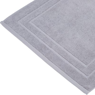 Atmosphera Badkamerkleed/badmat - vloermat - grijs - 50 x 70 cm