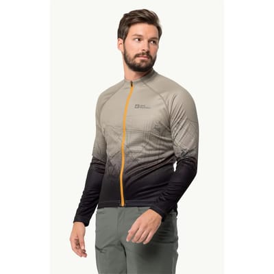 Jack Wolfskin Morobbia Fz T-shirt Met Lange Mouwen Groen XL Man