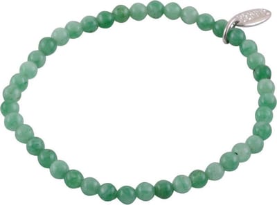 Behave - Rekarmband natuurstenen kraaltjes groen - minimal chic