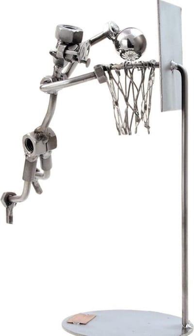 Hinz & Kunst smeedwerkfiguur "Basketbal (figuur 1)"