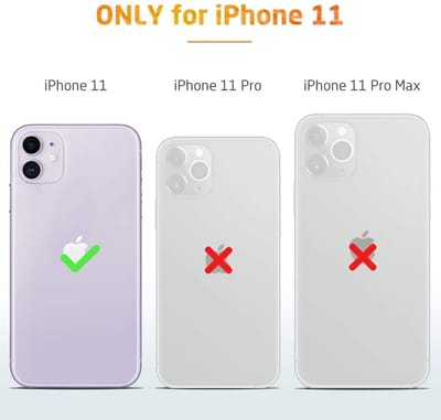 ShieldCase telefoonhoesje geschikt voor Apple iPhone 11 vierkante silicone case - blauw - Siliconen hoesje - Shockproof case hoesje - Backcover case - Bescherming