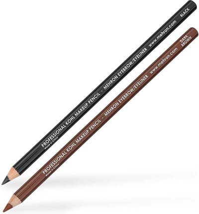 Mehron E.Y.E. Eyeliner en Wenkbrauw Pencil - zwart