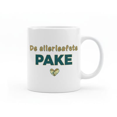 De Allerliefste Pake Mok – Liefste Opa Cadeau Quote Keramische Koffiemok – 330 ml