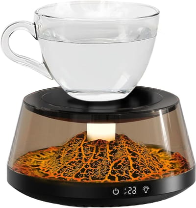 Verstelbare bekerwarmers met 4 warmtestanden voor koffie, thee, melk en dranken - Ideaal voor thuis en op kantoor