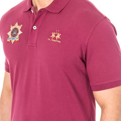 Polo met korte mouwen en reverskraag 2MPT42 heren