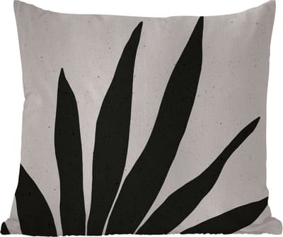 Tuinkussen - Blad - Plant - Minimalisme - 40x40 cm - Weerbestendig