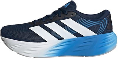 Adidas Galaxy Sneakers Heren - Blauw - Maat 46 2/3 - Mesh/Synthetisch