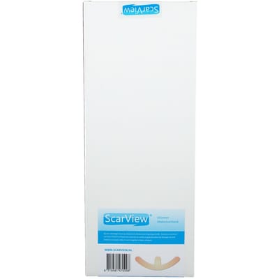 Scarview Elastisch Silicoon Borst Anker 9.5x28.7 cm SCARV14 2 Pleister