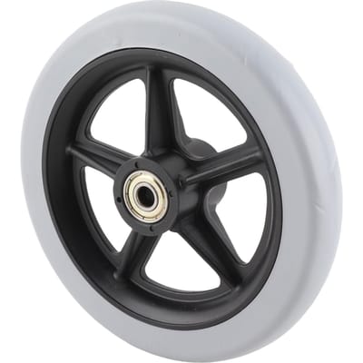 Roues avant de fauteuil roulant de 6 pouces Fauteuil roulant pour personnes âgées handicapées Roues en caoutchouc antidérapantes