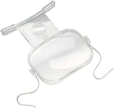 Leesloep - Vergrootglas nek - Handwerken - Dubbele Lens - 100 x 140 mm - Transparant