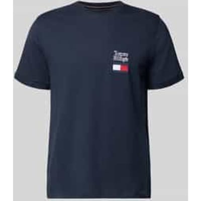 Regular fit T-shirt van puur katoen model 'BRAND LOVE TEXT'