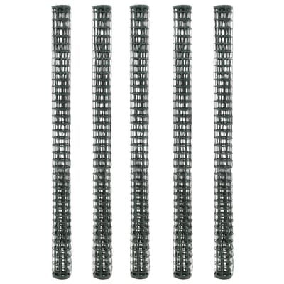 vidaXL - Tuinhekken - gaas - 5 - st - 1x1,2 - m - HDPE - groen