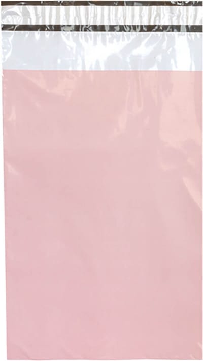 Verzendzakken voor Kleding - 100 stuks - 25x34cm - Roze Verzendzakken Webshop - Verzendzakken plastic met plakstrip